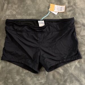 Kona Sol Black Swim Shorts